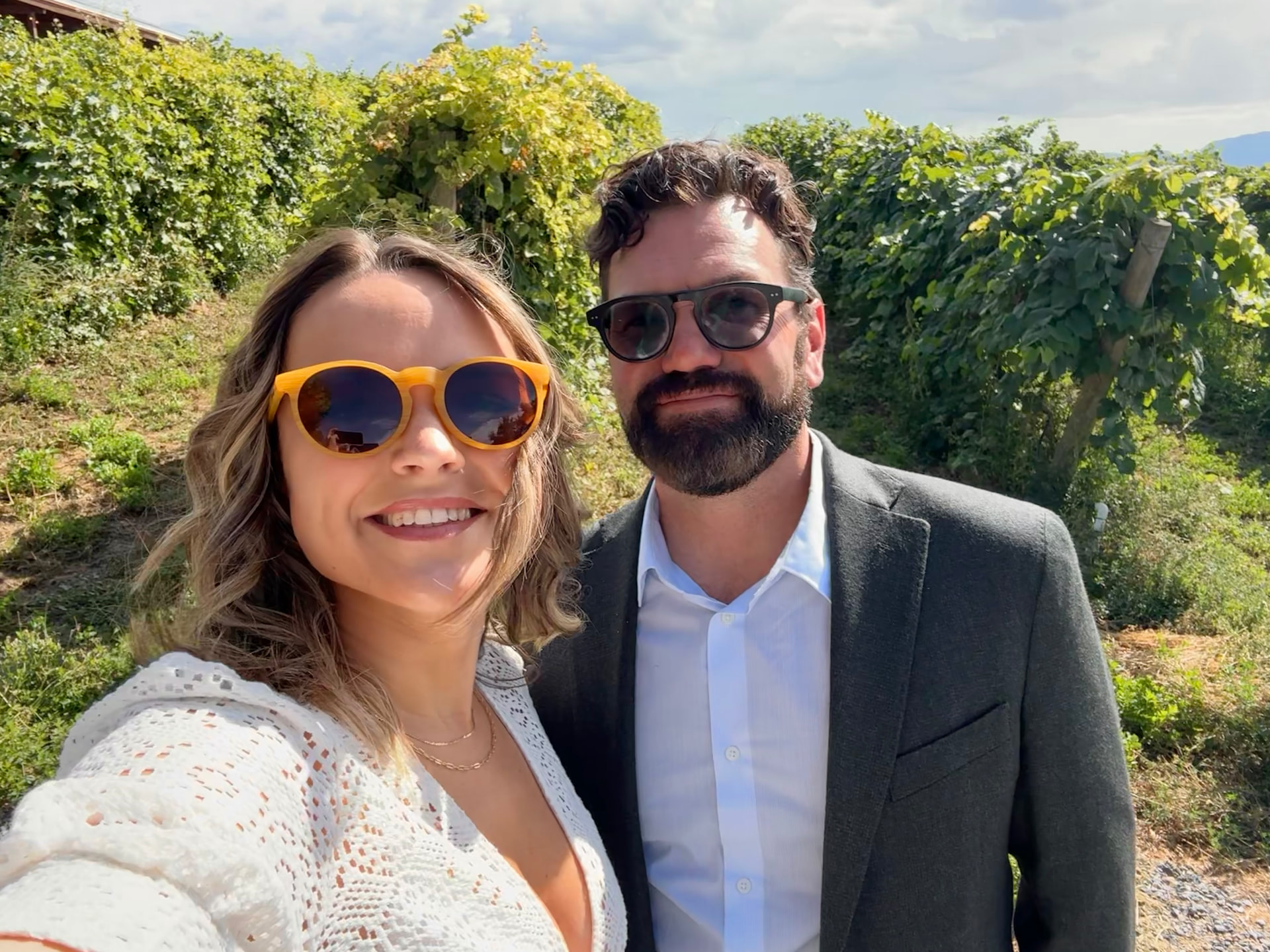 The owners of South Fork Property Services outdoors in the Swan Valley area